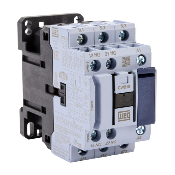 Contactor Trifásico WEG CWB18-11-30 D23 18A 220V AC3