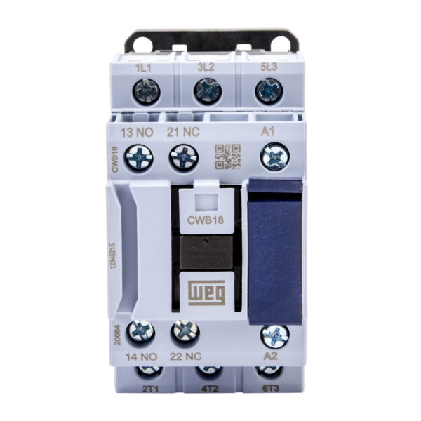 Contactor Trifásico WEG CWB18-11-30 D23 18A 220V AC3 - Imagen 5