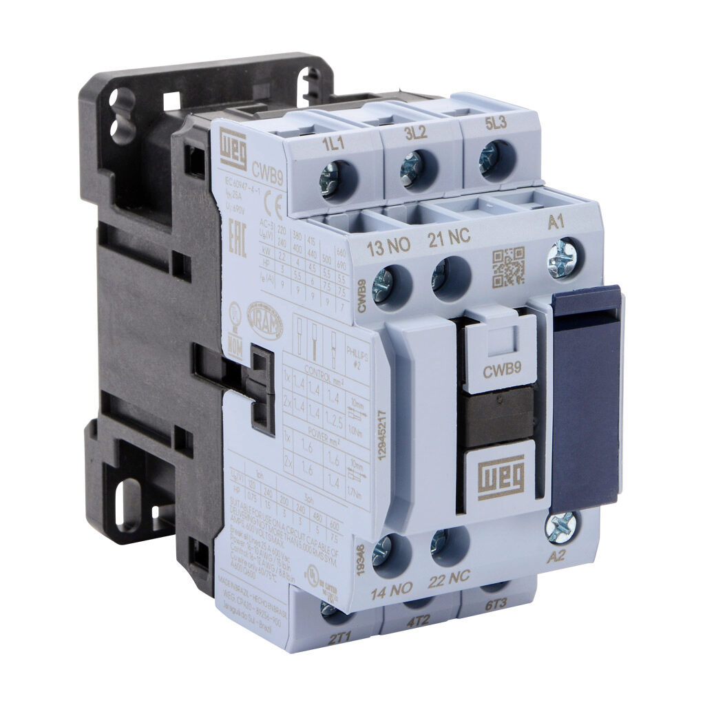 Contactor Trifásico WEG CWB9-11-30 D23 9A 220V AC3