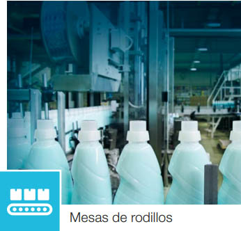 Control de velocidad con variador WEG en mesas de rodillos