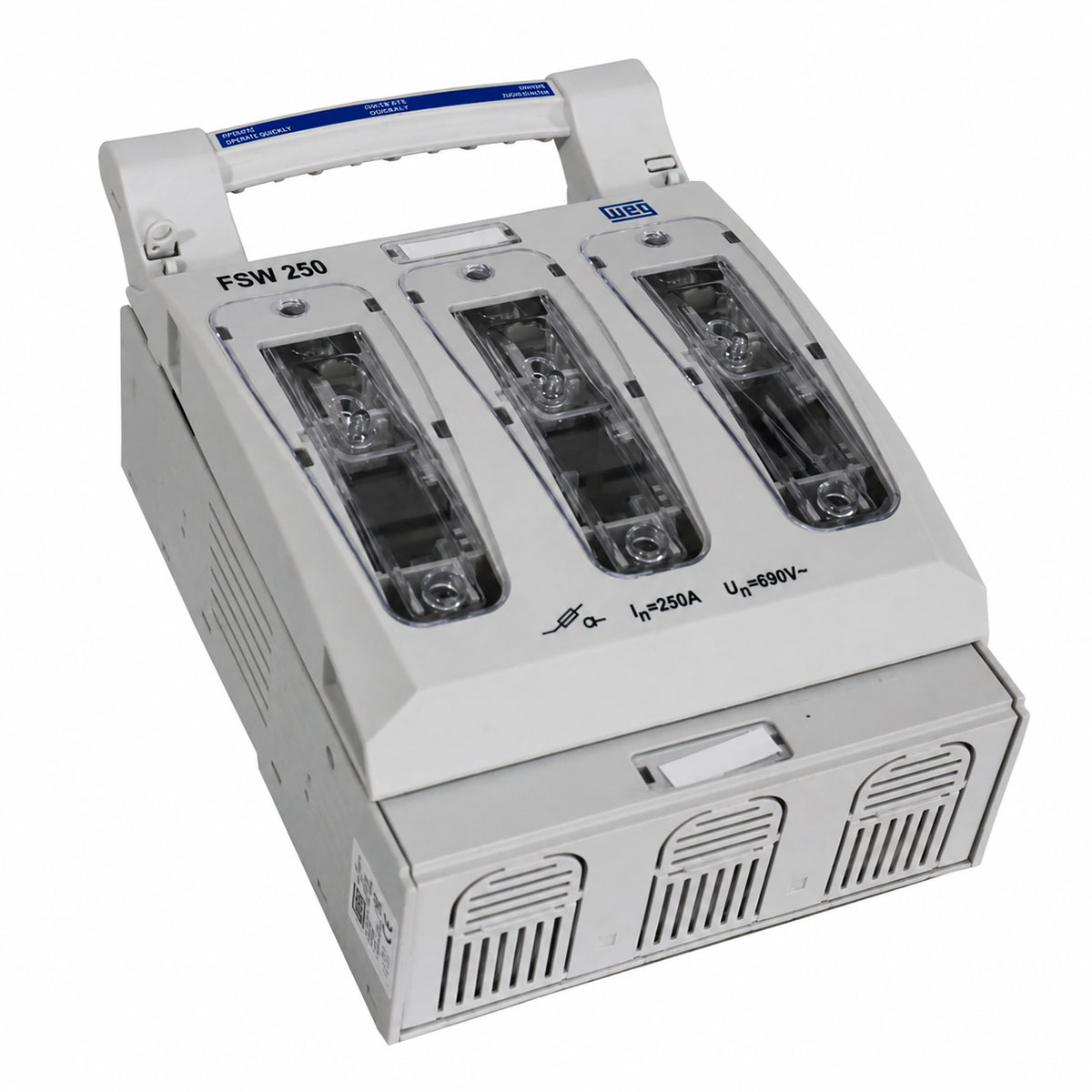 Seccionador Portafusible 3x250A WEG FSW250-3 - Imagen 4