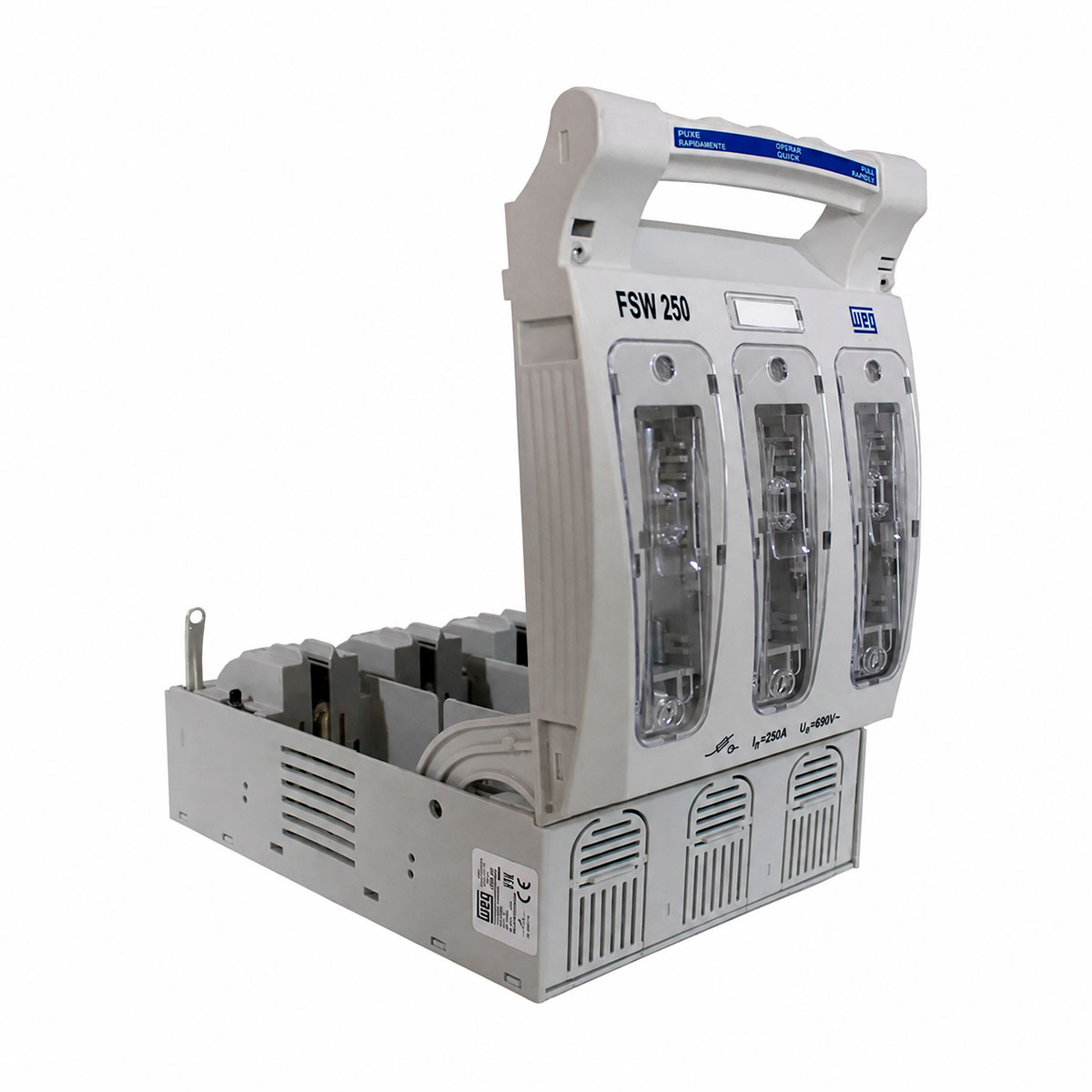 Seccionador Portafusible 3x250A WEG FSW250-3 - Imagen 3