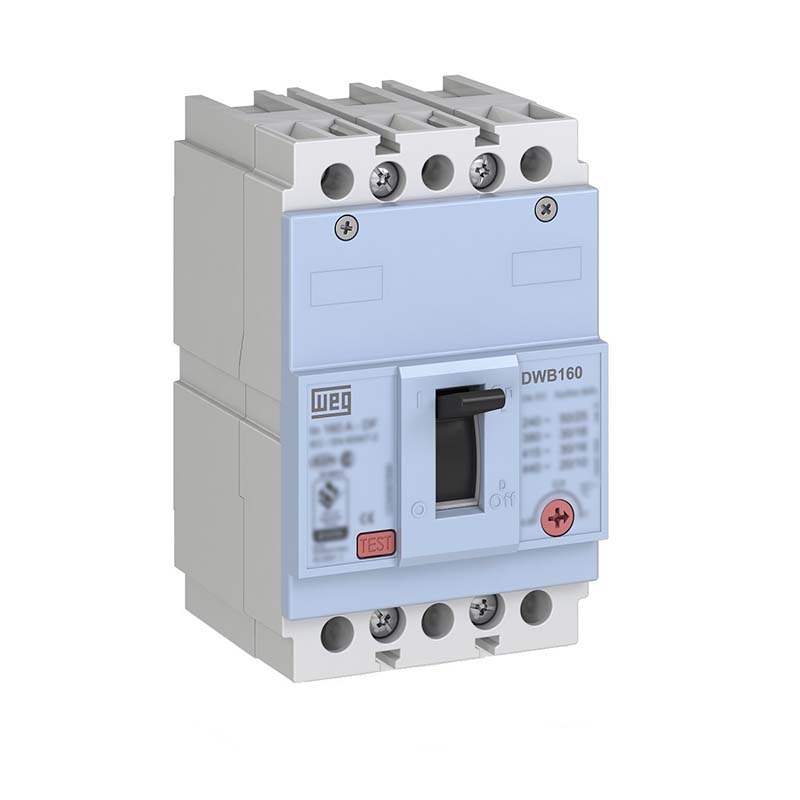 Interruptor Automático Tripolar WEG DWB160N80-3DF 80A Icu 36kA