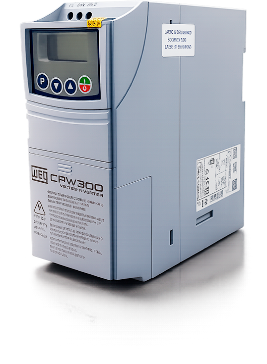 Variador de frecuencia WEG instalado en tablero eléctrico industrial