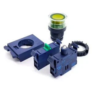 Pulsador Iluminado Amarillo 24Vca/Vcc WEG 1NA