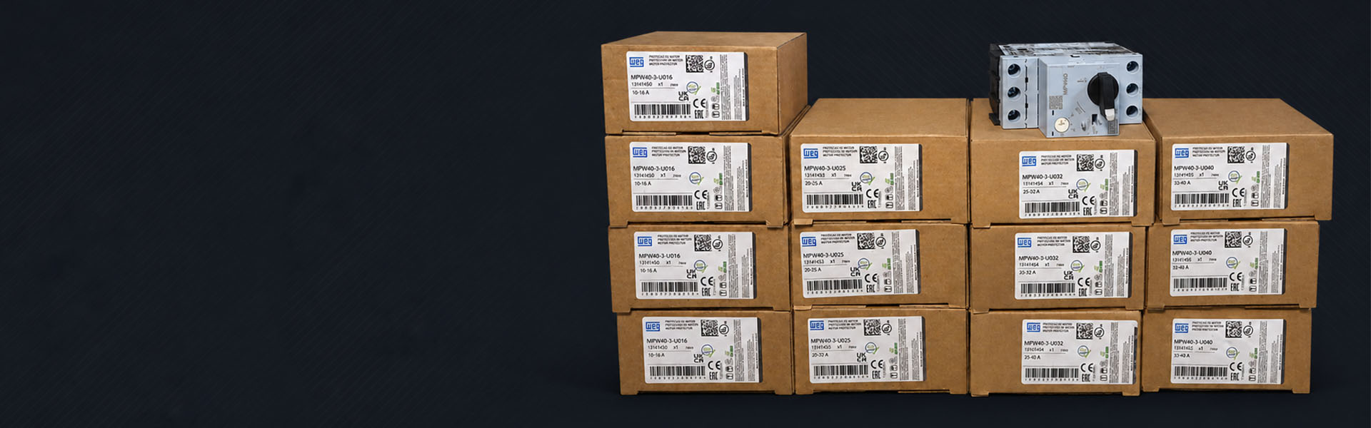 Guardamotores WEG MPW40 — stock disponible